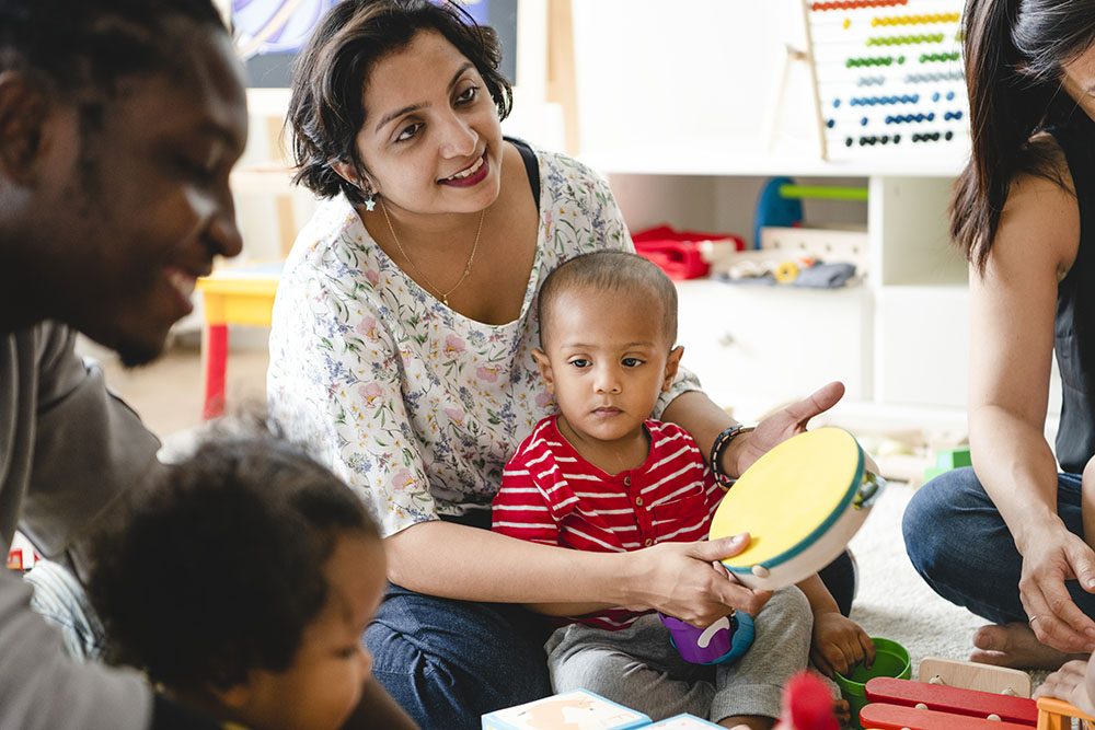 toddlers enjoying music at a Preschool & Daycare Serving New Braunfels, TX